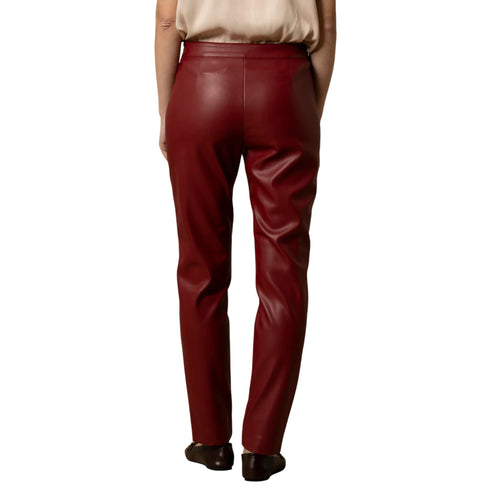 Kocca Pantaloni Pantalone Donna dritto in ecopelle 40 - Francavilla Moda